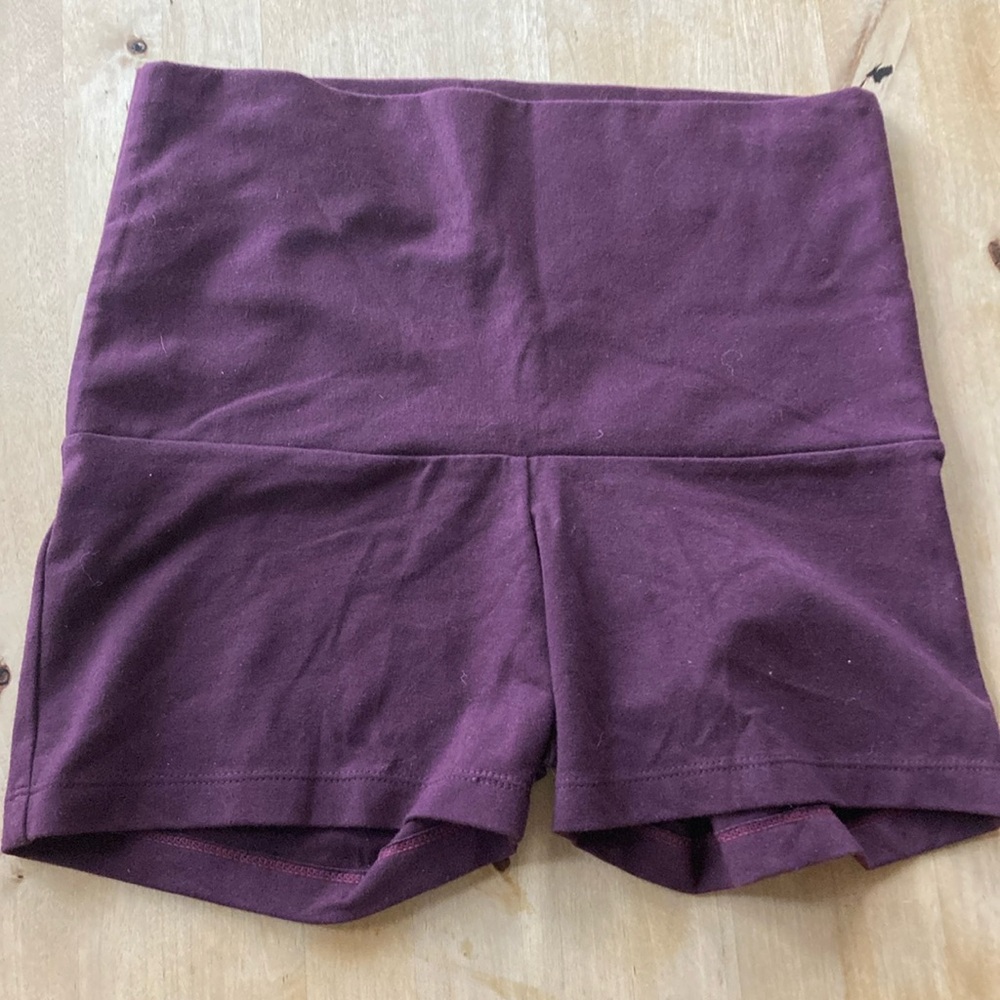 Brand new . Very cute fold over yoga shorts size xs